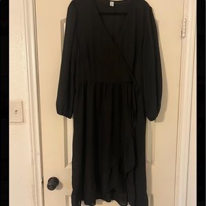 Old Navy Elegant Black Sheer Dress